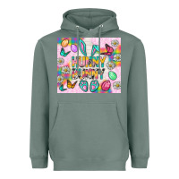 Sage Hunny Bunny and egg Easter Heavyweight Hoodie - NancyCooperArtShop