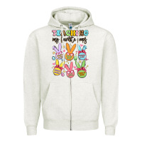 Oatmeal Heather teaching my favorite peeps Zipper Hoodie - Artiststas
