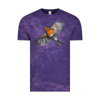 Cloud Purple Flying American Robin Vintage Tee - LillyAllenDesigns