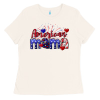 Bone American Mama 4th of july Ladies Tee - CowGirlArtShop