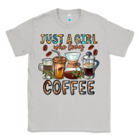 Moon Dust Just A Girl Who Loves Coffee Classic Tee - CowhideDigitalArt