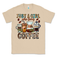 Mushroom Just A Girl Who Loves Coffee Classic Tee - CowhideDigitalArt