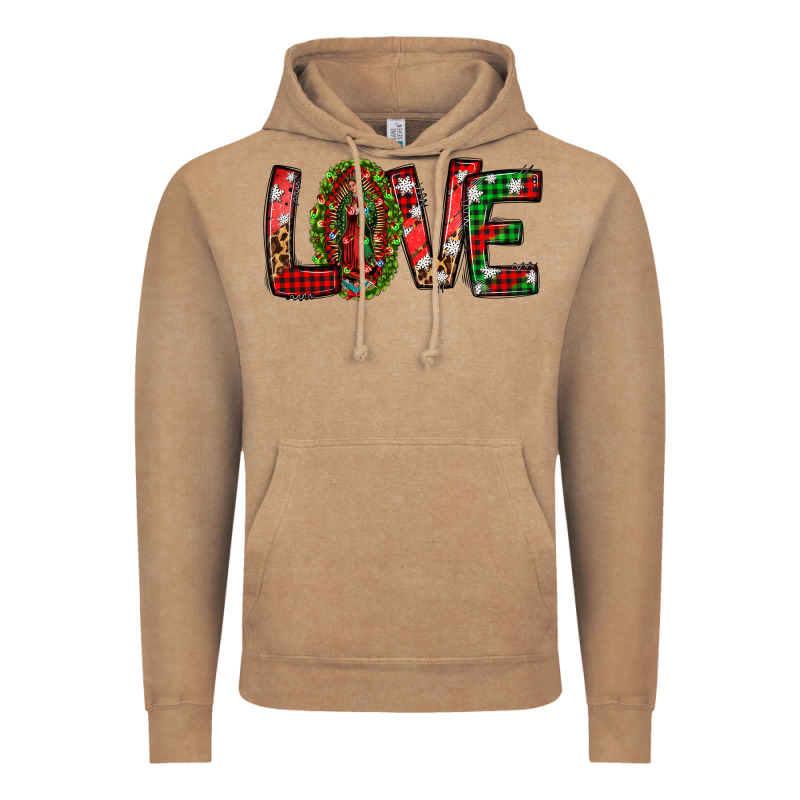 Our Lady Of Guadalupe Christmas Love Vintage Hoodie by Jasminsmagicworld | Teevron