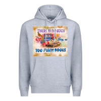 Heather Grey read book Premium Hoodie - TumblerDesignByShophia