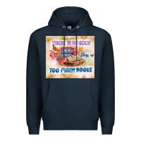 Navy read book Premium Hoodie - TumblerDesignByShophia