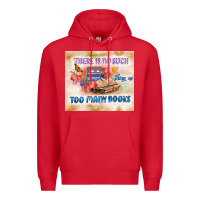 Red read book Premium Hoodie - TumblerDesignByShophia