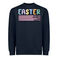Navy easter  Bunny Kısses Heavyweight Sweatshirt - MaliasSmallBusiness