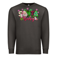 Smoke santa baby pink christmas Premium Sweatshirt - texasbilliewilder