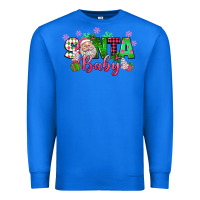 True Royal santa baby pink christmas Premium Sweatshirt - texasbilliewilder