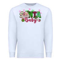 Santa Baby Pink Christmas Premium Sweatshirt | Teevron