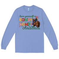 Colony Blue have yourself a rowdy howdy christmas Long Sleeve Tee - MaliasSmallBusiness