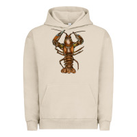 Pigment French Oak Crawfish Urban Hoodie - FaDigitalArtStudio