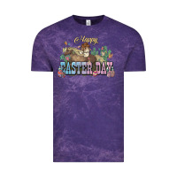 Cloud Purple Happy Easter Day Rodeo Vintage Tee - NancyCooperArtShop