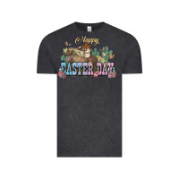 Vintage Black Happy Easter Day Rodeo Vintage Tee - NancyCooperArtShop