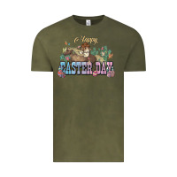Vintage Olive Happy Easter Day Rodeo Vintage Tee - NancyCooperArtShop