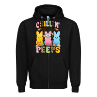 Black chillin' with my peeps nurse Zipper Hoodie - Artiststas