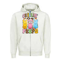 Oatmeal Heather chillin' with my peeps nurse Zipper Hoodie - Artiststas