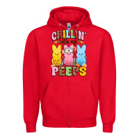 Red chillin' with my peeps nurse Zipper Hoodie - Artiststas