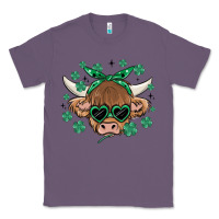 Lavender st patrick's day cow Classic Tee - MaliasSmallBusiness