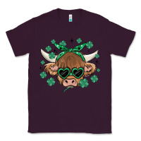 Plum st patrick's day cow Classic Tee - MaliasSmallBusiness