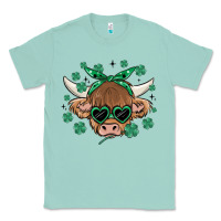 Seafoam st patrick's day cow Classic Tee - MaliasSmallBusiness
