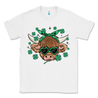 White st patrick's day cow Classic Tee - MaliasSmallBusiness