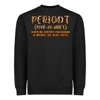 Black periodt definition Heavyweight Sweatshirt - MaliasSmallBusiness