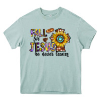 Arona fall for jesus he never leaves Heavy Core Tee - CowhideDigitalArt