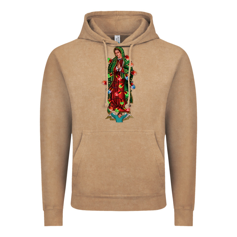 Our Lady Of Guadalupe Christmas Vintage Hoodie by Jasminsmagicworld | Teevron