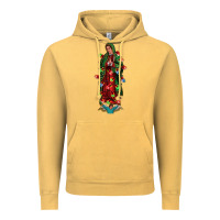 Vintage Mustard our lady of Guadalupe Christmas Vintage Hoodie - Jasminsmagicworld