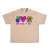 Burro Peace Love Pride Urban Heavy Tee - Jasminsmagicworld