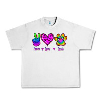 Lunar Rock Peace Love Pride Urban Heavy Tee - Jasminsmagicworld