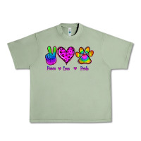 Oil Green Peace Love Pride Urban Heavy Tee - Jasminsmagicworld