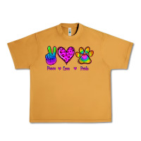 Peanut Butter Peace Love Pride Urban Heavy Tee - Jasminsmagicworld