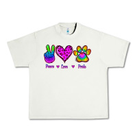 Pistachio Peace Love Pride Urban Heavy Tee - Jasminsmagicworld