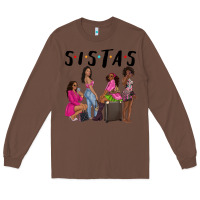 Chestnut sista sisters afro black women Long Sleeve Tee - NancyCooperArtShop