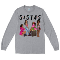 Sista Sisters Afro Black Women Long Sleeve Tee | Teevron