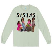 Matcha sista sisters afro black women Long Sleeve Tee - NancyCooperArtShop