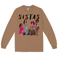 Toasted Coconut sista sisters afro black women Long Sleeve Tee - NancyCooperArtShop