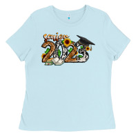 Baby Blue senior 2023 Ladies Tee - CowhideDigitalArt