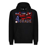 Black batter up 4th grade Premium Hoodie - JahusDesignShop
