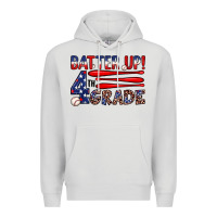 Dove Grey batter up 4th grade Premium Hoodie - JahusDesignShop