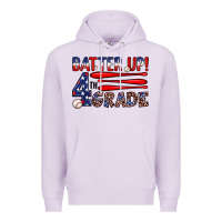 Lilac batter up 4th grade Premium Hoodie - JahusDesignShop