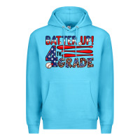 Ocean Blue batter up 4th grade Premium Hoodie - JahusDesignShop