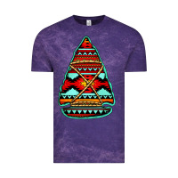 Cloud Purple aztec arrowhead Vintage Tee - Jasminsmagicworld