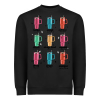Black coffee thermos Heavyweight Sweatshirt - MaliasSmallBusiness