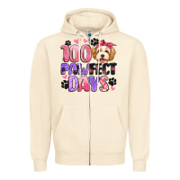 Sandshell 100 pawfect days Zipper Hoodie - Artiststas