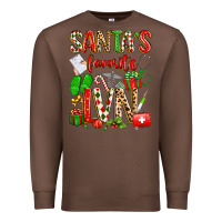 Chestnut santa's favorite lvn Premium Sweatshirt - texasbilliewilder