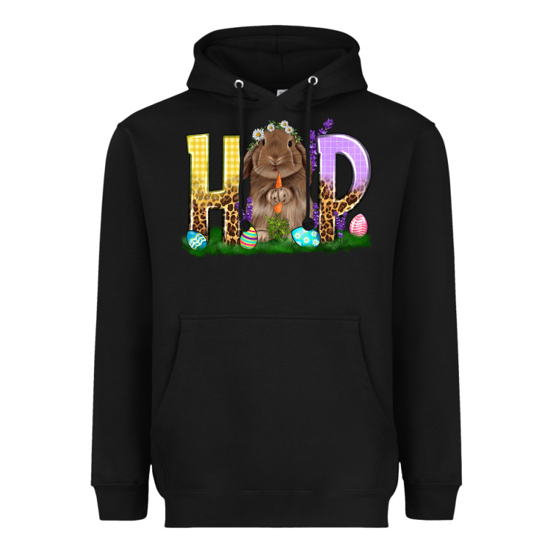 Hop Rabbit Heavyweight Hoodie by NancyCooperArtShop | Teevron