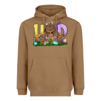 Toasted Coconut Hop rabbit Heavyweight Hoodie - NancyCooperArtShop